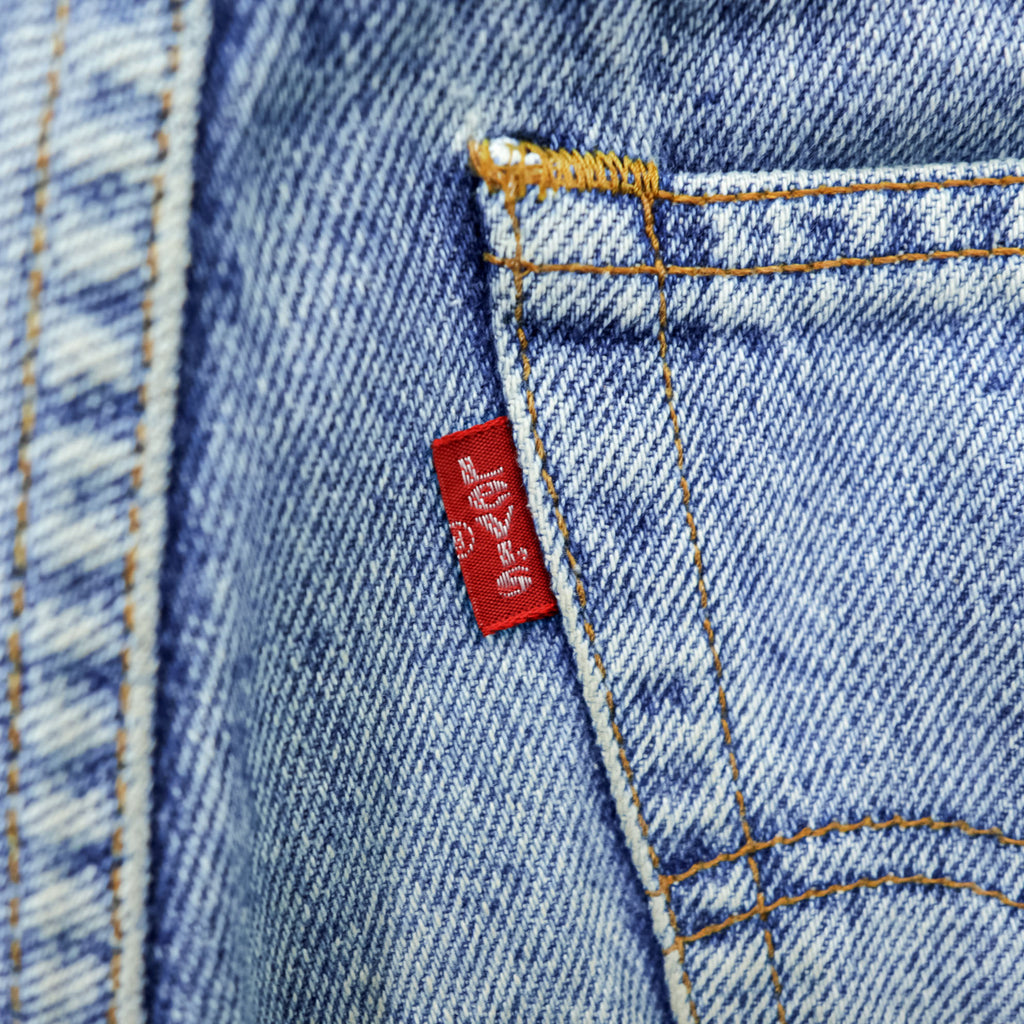 Levi's 515-0217 90s Discontinued Blue Denim Jeans S, Made in Philippines, Button Code 359