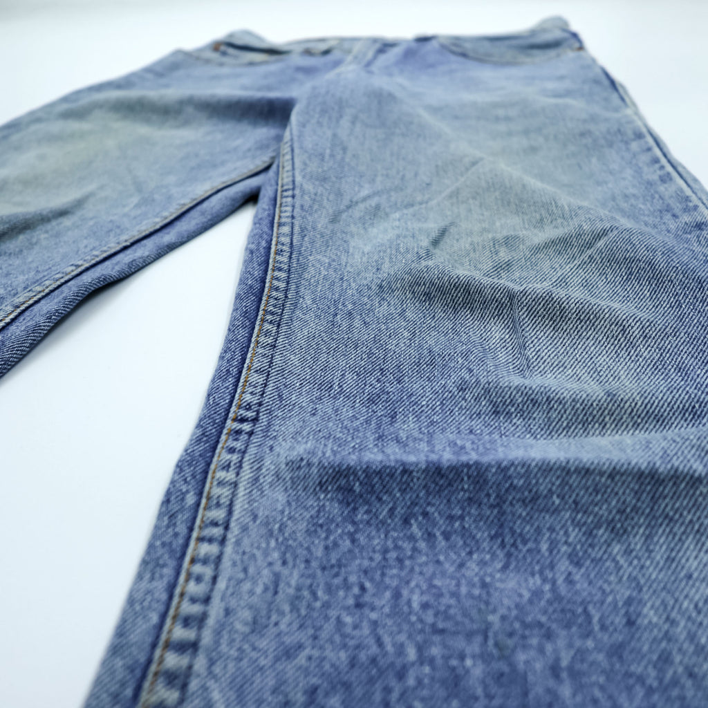 Levi's 515-0217 90s Discontinued Blue Denim Jeans S, Made in Philippines, Button Code 359