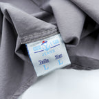 Vintage China Shirt, Size L, Gray, MATELEAU, Seirin Co., Ltd., Euro Work, Made in Tunisia