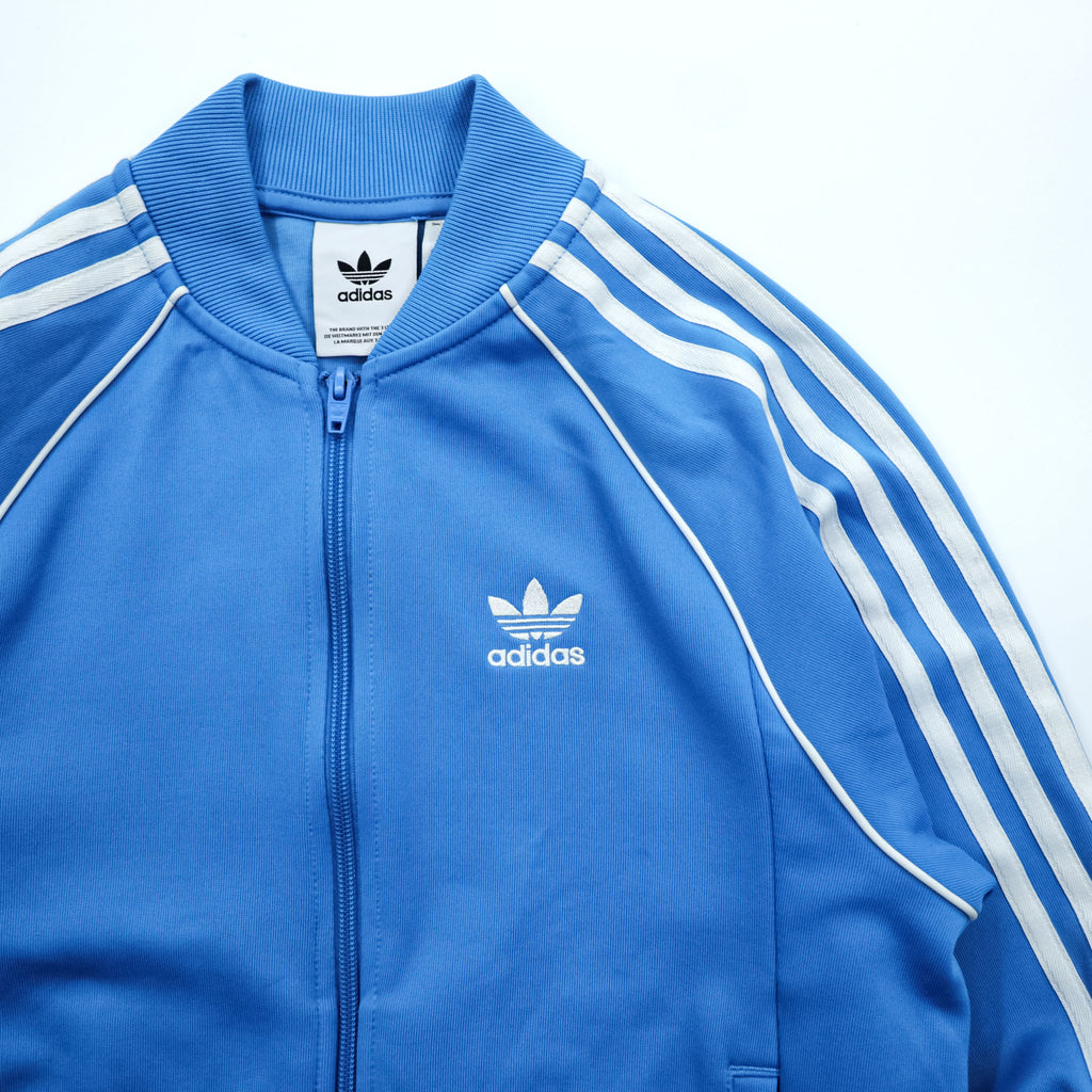 adidas originals ATP型 トラックジャケット ジャージ XS ブルー SUPER STAR TRACK TOP 3ストライプス トレフォイル DZ4636