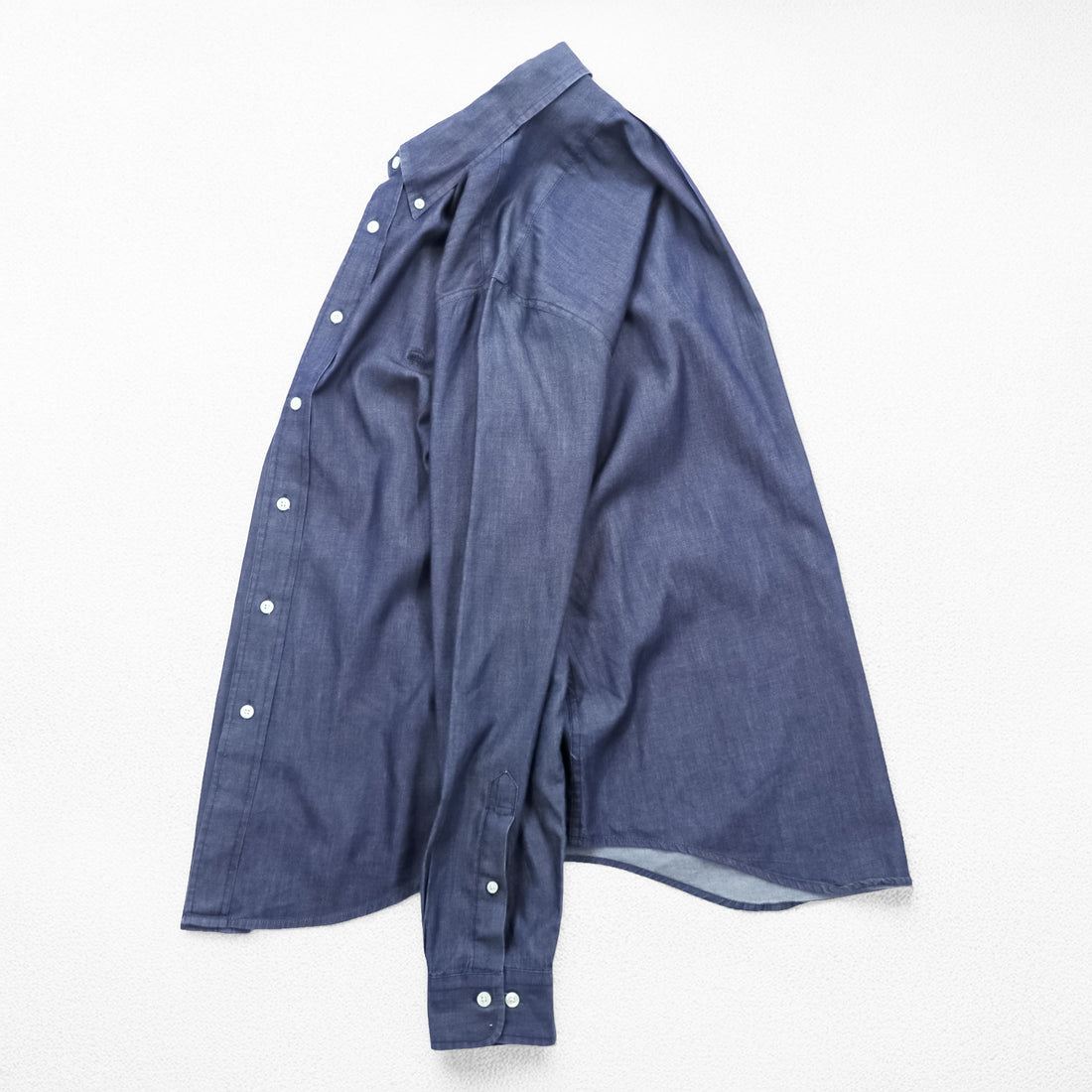 Brooks Brothers インディゴ デニム ボタンダウンシャツ L ネイビー REGENT