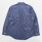 Brooks Brothers インディゴ デニム ボタンダウンシャツ L ネイビー REGENT