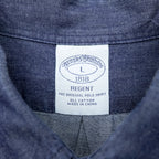 Brooks Brothers インディゴ デニム ボタンダウンシャツ L ネイビー REGENT