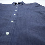 Brooks Brothers インディゴ デニム ボタンダウンシャツ L ネイビー REGENT