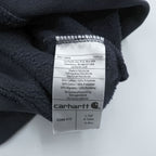 Carhartt Original Fit Hoodie, Size L, Black, Midweight Hooded Logo Sweatshirt, Sleeve Logo, K288