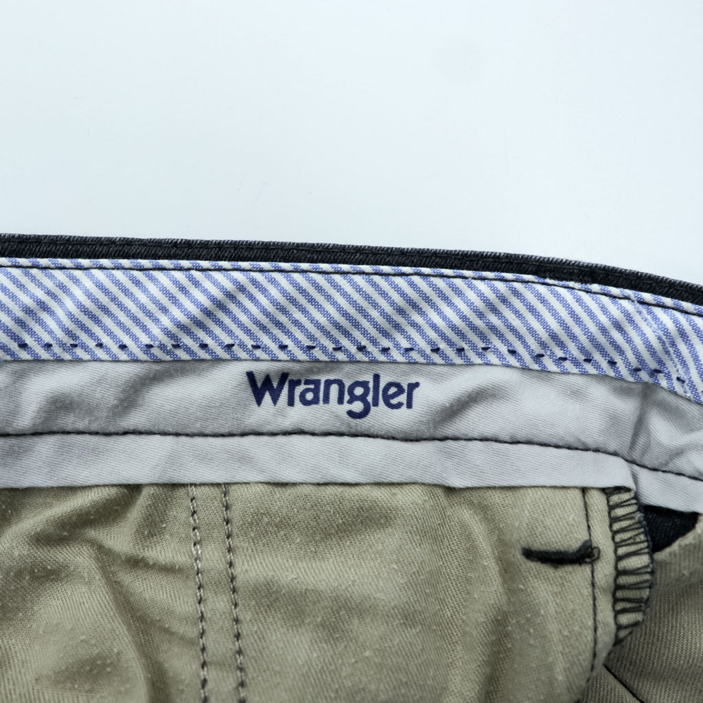 Wrangler ストレッチ チノパンツ ワークパンツ M グレー ストレート W4603