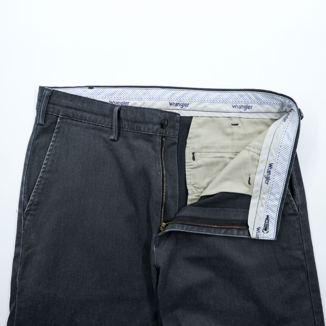 Wrangler ストレッチ チノパンツ ワークパンツ M グレー ストレート W4603