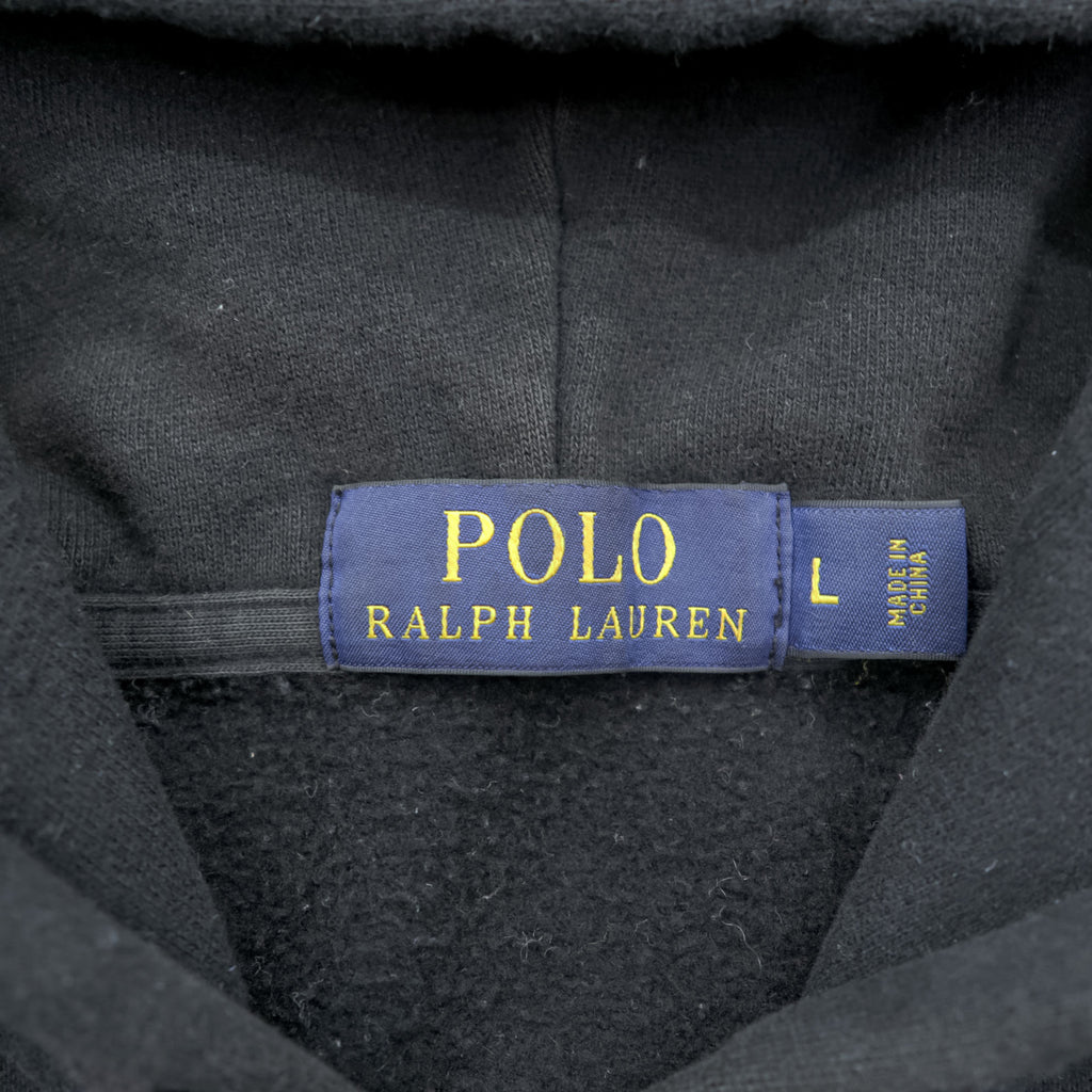 Polo Ralph Lauren Polo Bear Zip Up Hoodie L Black