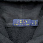 Polo Ralph Lauren Polo Bear Zip Up Hoodie L Black