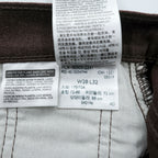 Levi Strauss Warm 505 Regular Fit Stretch Pants, Size S, Brown, 00505-2241