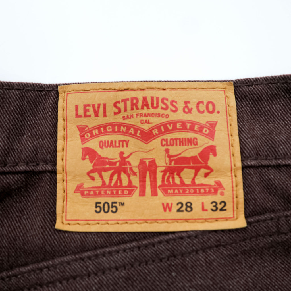 Levi Strauss Warm 505 Regular Fit Stretch Pants, Size S, Brown, 00505-2241