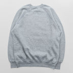 JERZEES 90s Raglan Sleeve College Sweatshirt, Size M, Gray, HEIDELBERG