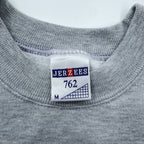JERZEES 90s Raglan Sleeve College Sweatshirt, Size M, Gray, HEIDELBERG