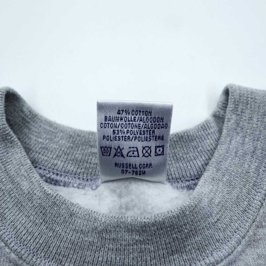 JERZEES 90s Raglan Sleeve College Sweatshirt, Size M, Gray, HEIDELBERG