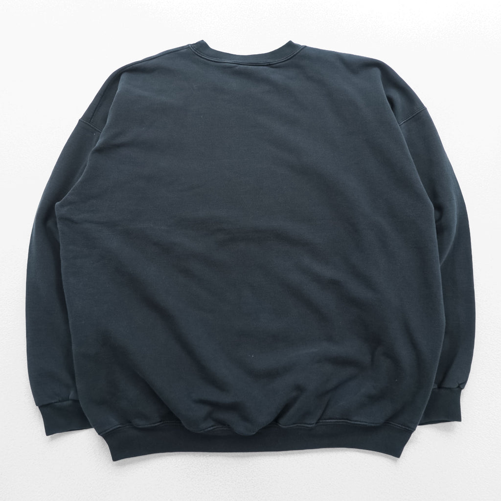 Hanes 90年代 ヴィンテージ カレッジ スウェット トレーナー XL ブラック ULTIMATE コットン CLOVIS WEST SOFTBALL