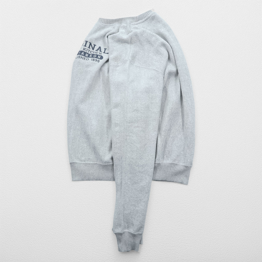 ESY SURF CO. 00年代 ヴィンテージ カレッジ 刺繍 スウェット トレーナー XL グレー ORIGINAL CANDY KITCHEN WILLIAMSON