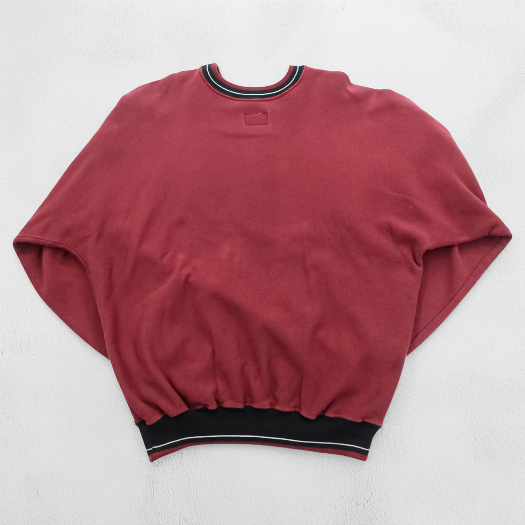 LEGENDS ATHLETIC 90年代 USA製 ヴィンテージ カレッジ スウェット トレーナー L ボルドー リブライン LEGENDS NCAA ARKANSAS