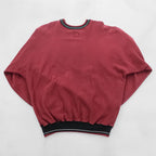 LEGENDS ATHLETIC 90年代 USA製 ヴィンテージ カレッジ スウェット トレーナー L ボルドー リブライン LEGENDS NCAA ARKANSAS