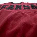 LEGENDS ATHLETIC 90年代 USA製 ヴィンテージ カレッジ スウェット トレーナー L ボルドー リブライン LEGENDS NCAA ARKANSAS