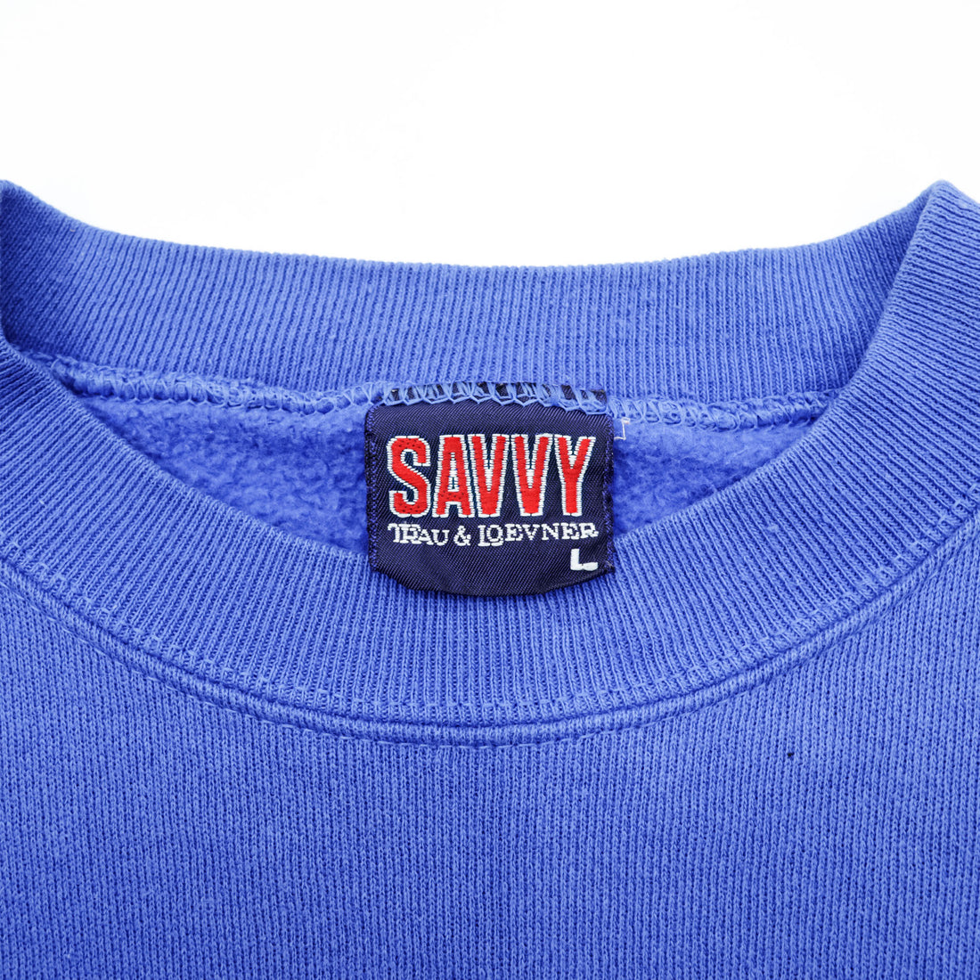 SAVVY 90年代 ヴィンテージ NCAA スウェット トレーナー L ブルー Seton Hall PIRATES