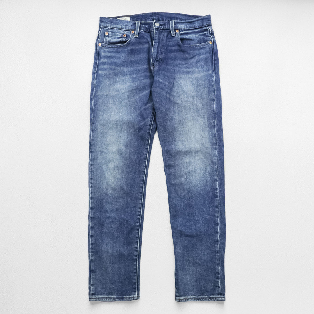 Levi Strauss Denim Pants Jeans M Stretch Blue HI-BALL ROLL MEN JEANS Big E 57783-0025