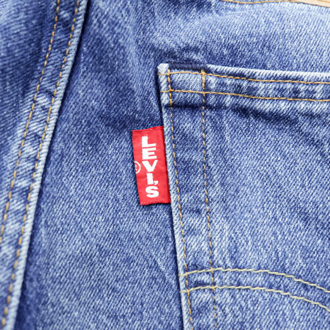 Levi Strauss Denim Pants Jeans M Stretch Blue HI-BALL ROLL MEN JEANS Big E 57783-0025