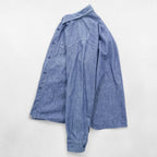 BUZZ RICKSON'S Japan-Made Chambray Shirt, Size M, Blue