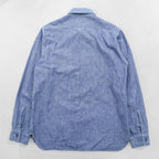 BUZZ RICKSON'S Japan-Made Chambray Shirt, Size M, Blue
