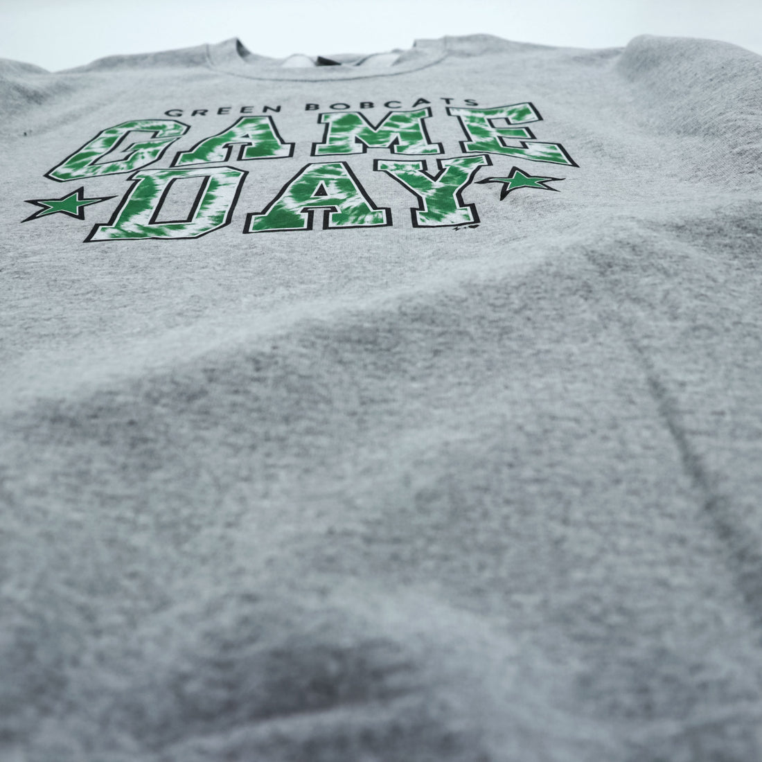 GILDAN Heavy Blend カレッジ スウェット トレーナー XXL グレー GREEN BOBCATS GAME DAY
