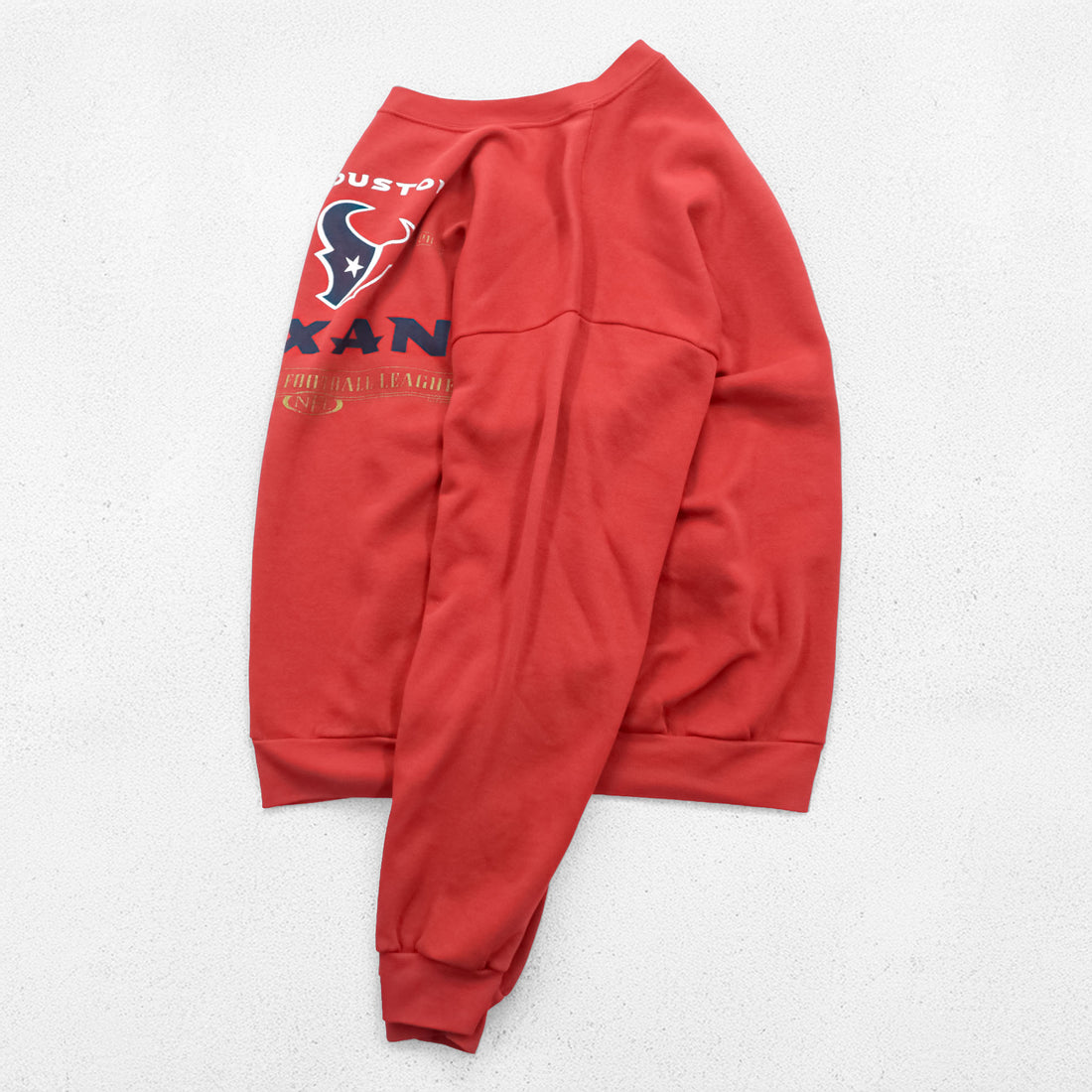 CSA 90年代 USA製 ヴィンテージ スウェット トレーナー L レッド コットン HOUSTON TEXANS