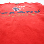 CSA 90年代 USA製 ヴィンテージ スウェット トレーナー L レッド コットン HOUSTON TEXANS