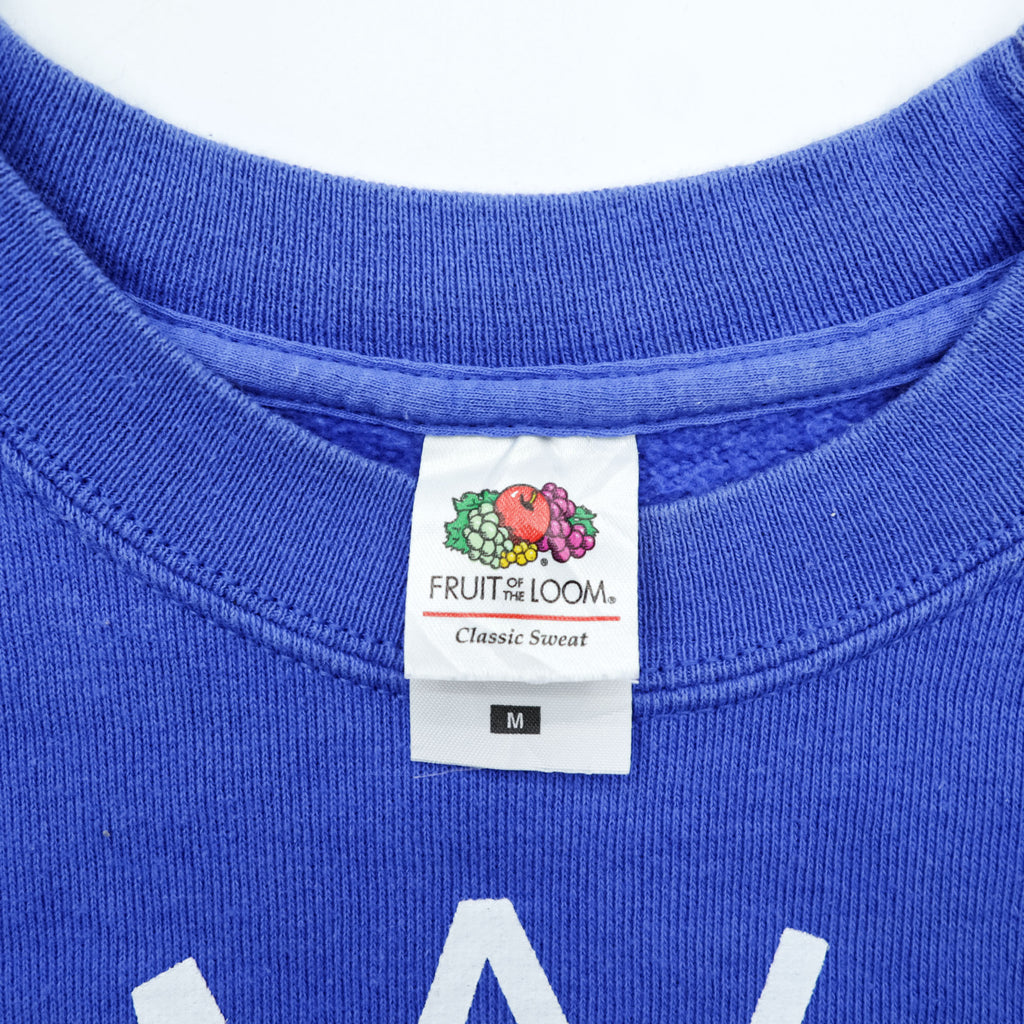 FRUIT OF THE LOOM スウェット トレーナー M ブルー ヨーロッパライン AMALFI ITALIA アンカー モロッコ製