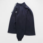 SINA COVA ハーフジップ スウェット トレーナー L ネイビー コットン ハイネック