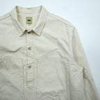 FOB FACTORY 日本製 US ARMY ミリタリー プルオーバーシャツ ジャケット XL ナチュラル ホワイト F2443