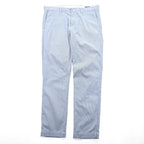 Polo Ralph Lauren シアサッカー ストライプ スラックス パンツ L ブルー ホワイト