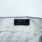 Polo Ralph Lauren シアサッカー ストライプ スラックス パンツ L ブルー ホワイト
