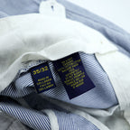 Polo Ralph Lauren シアサッカー ストライプ スラックス パンツ L ブルー ホワイト