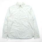 BUZZ RICKSON'S 日本製 シャンブレー ワークシャツ S ホワイト 生成り 胸ポケット コットン