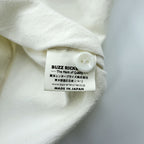 BUZZ RICKSON'S 日本製 シャンブレー ワークシャツ S ホワイト 生成り 胸ポケット コットン