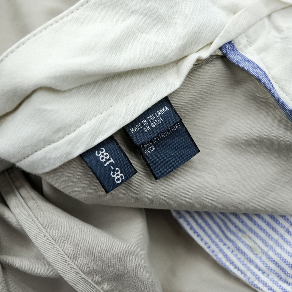 Polo Ralph Lauren ポロチノ CLASSIC FIT 2タック チノパンツ ワークパンツ L ベージュ