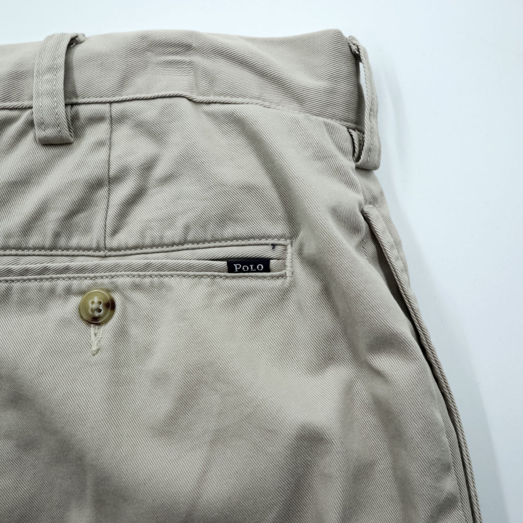 Polo Ralph Lauren ポロチノ CLASSIC FIT 2タック チノパンツ ワークパンツ L ベージュ