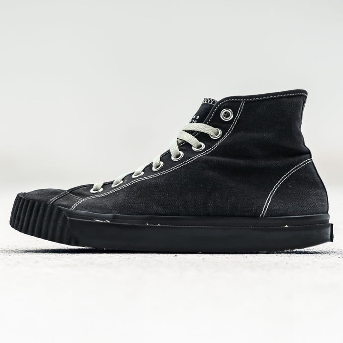 Maison Margiela タビ キャンバス ハイ 足袋 ハイカットスニーカー 26cm ブラック 22 S37WS0577