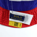 Polo Ralph Lauren リバーシブル カラーブロックド バケットハット メッシュポケット バンジーコード