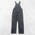 Levi's ユーズド加工 ブラックデニム オーバーオール サロペット M グレー 79107-0006