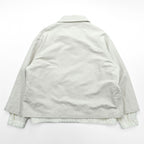 URU TOKYO プルオーバーブルゾン レイヤードジャケット S ベージュ リネン 短丈 PULLOVER LAYERED BLOUSON 22SCL01 日本製