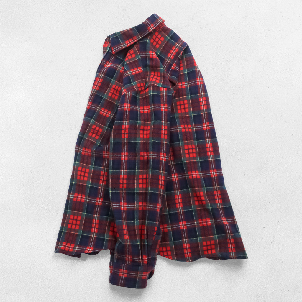 PENDLETON Flannel Shirt M Checked Red, Navy, Green