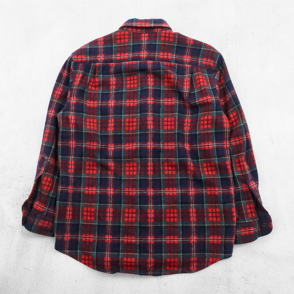 PENDLETON Flannel Shirt M Checked Red, Navy, Green