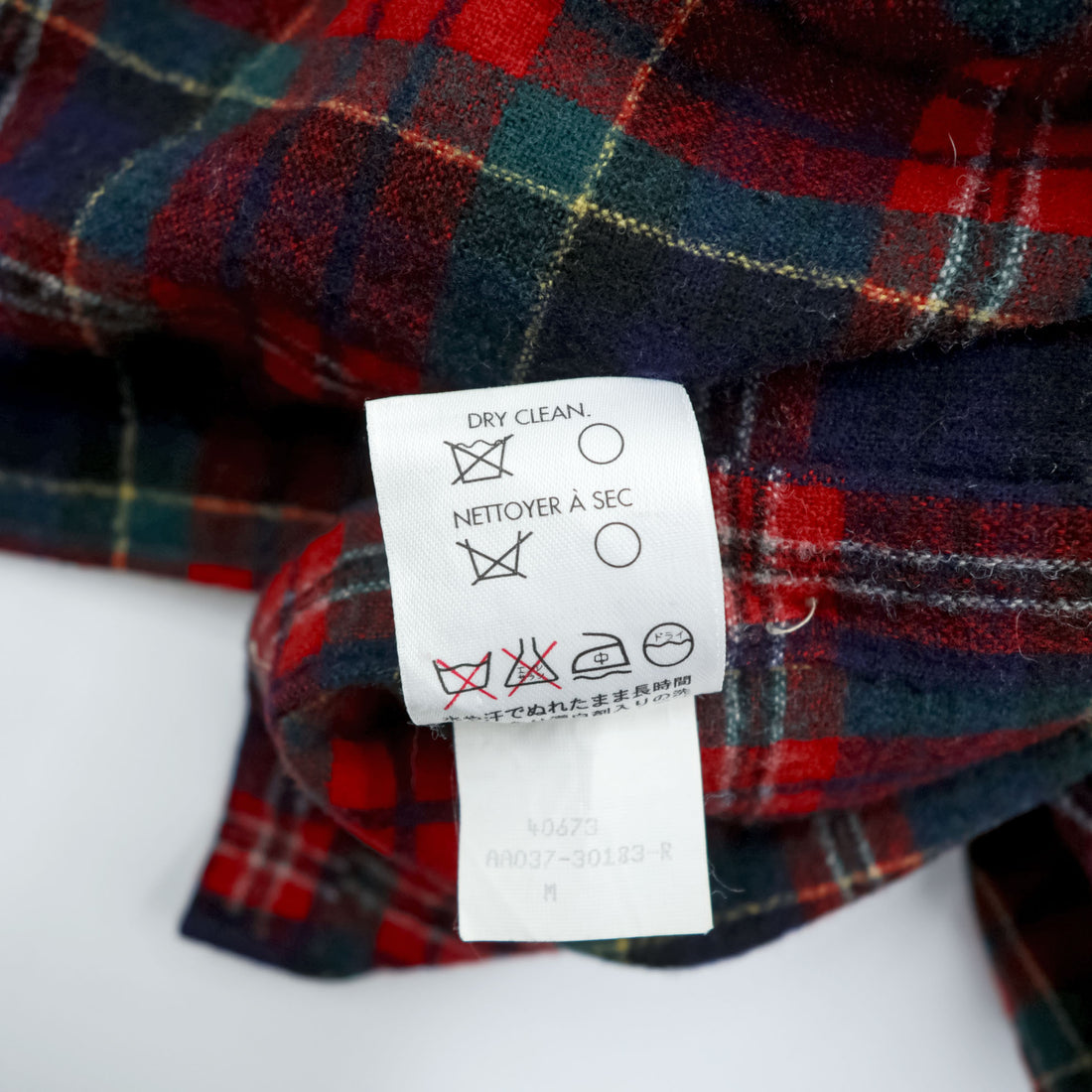 PENDLETON Flannel Shirt M Checked Red, Navy, Green