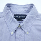 Ralph Lauren 90s Classic Fit Oxford Button-Down Shirt Small Pony Embroidered Blue L