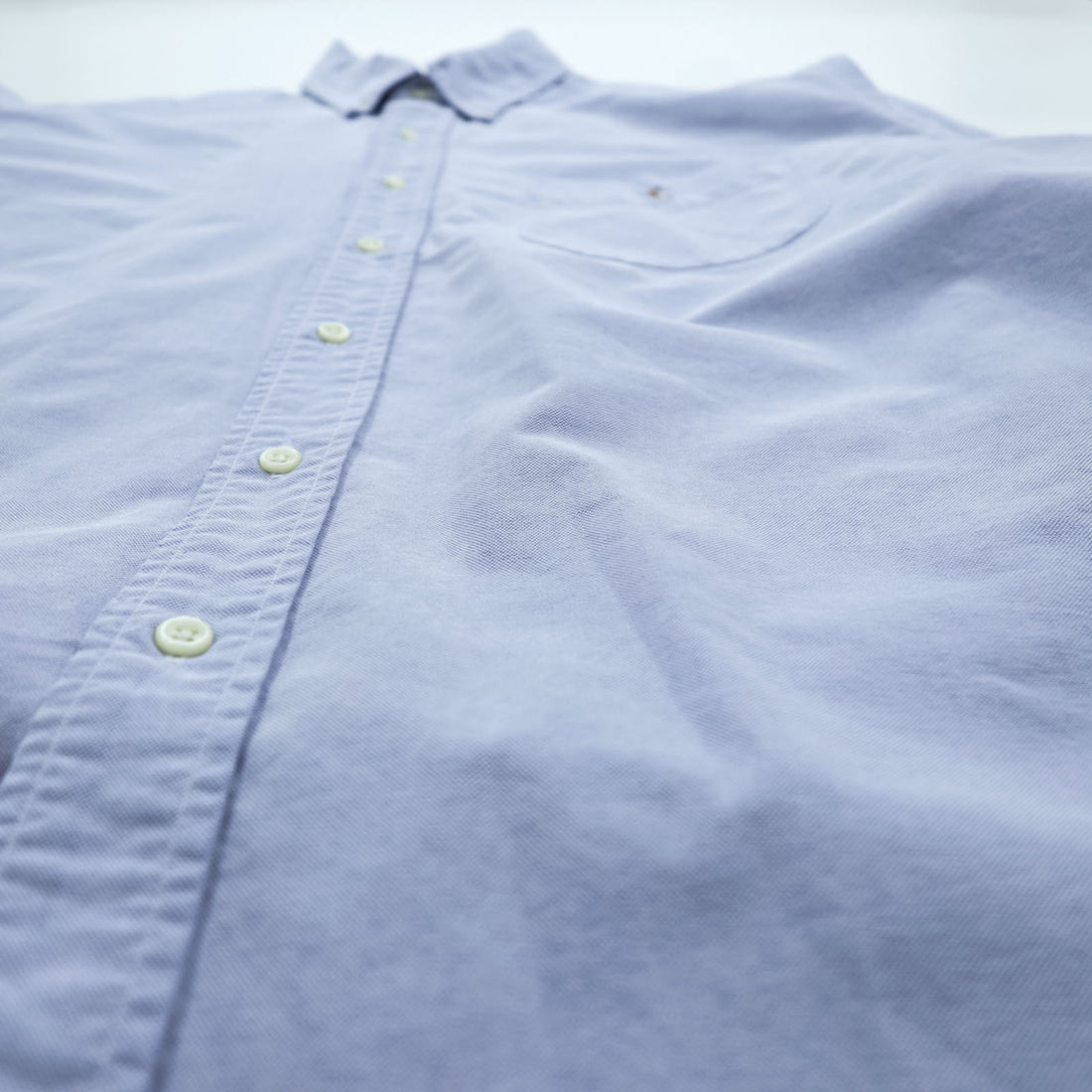 Ralph Lauren 90s Classic Fit Oxford Button-Down Shirt Small Pony Embroidered Blue L